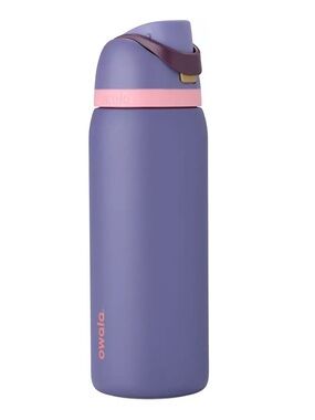 Owolo Purple Insulated Water Bottle with Pink Accent